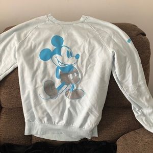 Disneyland sweatshirt teal/turquoise/blue